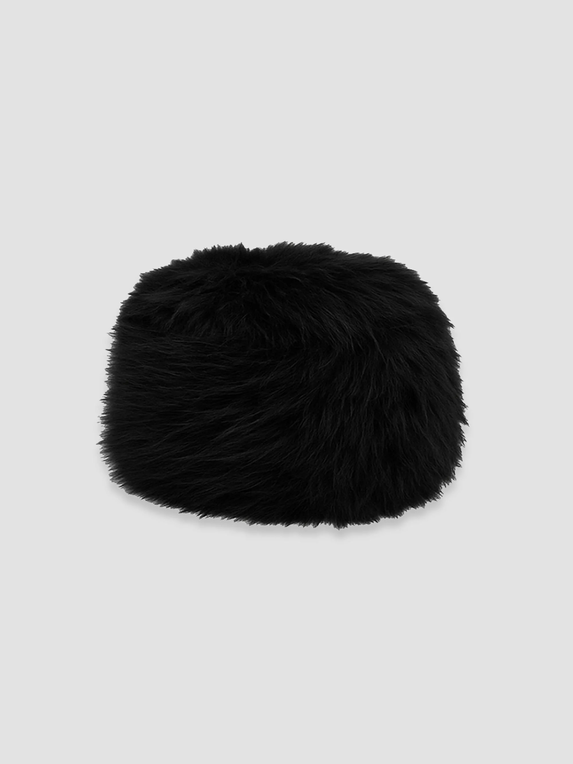 Women's Faux-Fur Cotton Beanie - Pink Nectar - 1
