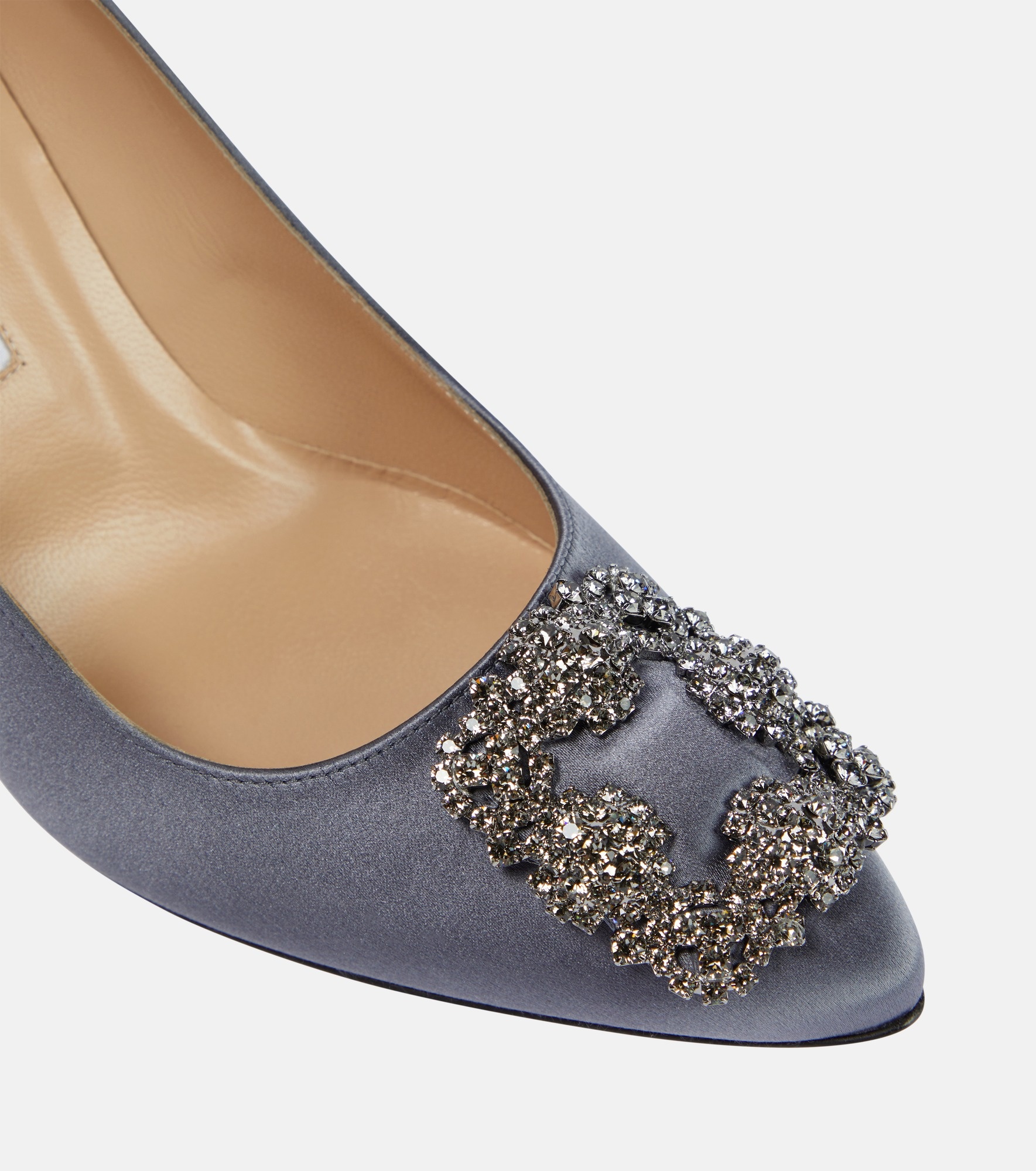 Hangisi 90 embellished satin pumps - 6