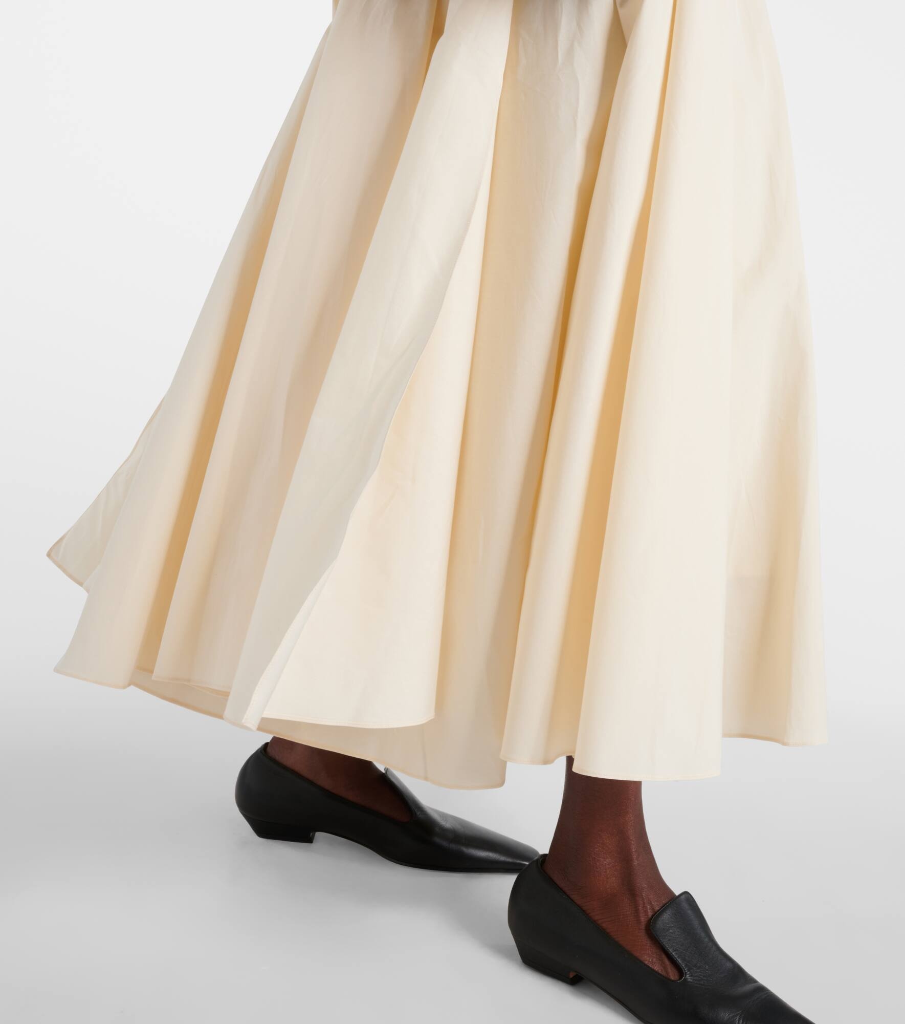 Solene cotton poplin midi dress - 5