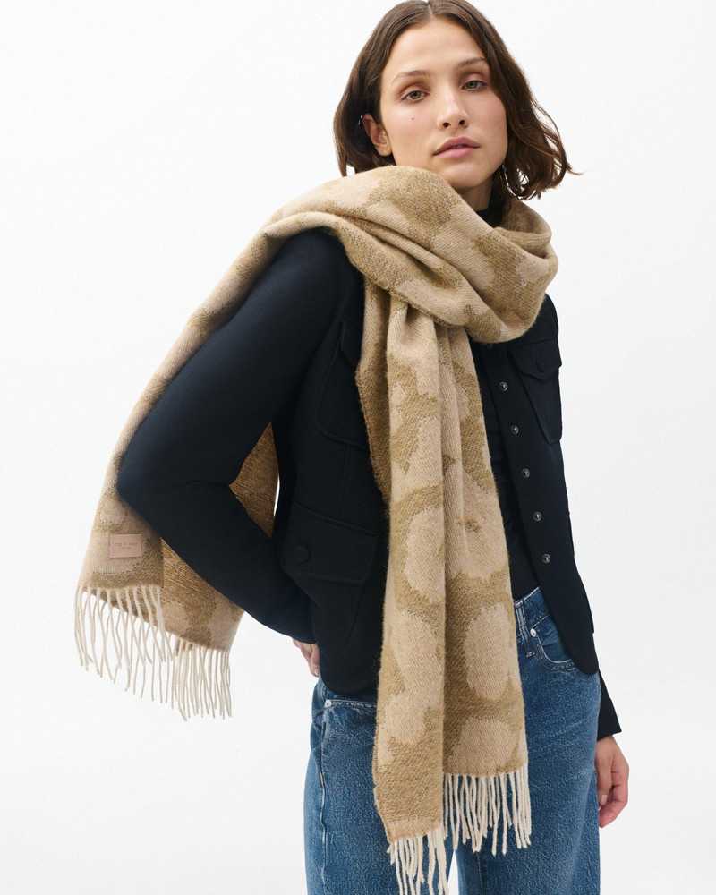 Piper Leopard-Print Scarf 1