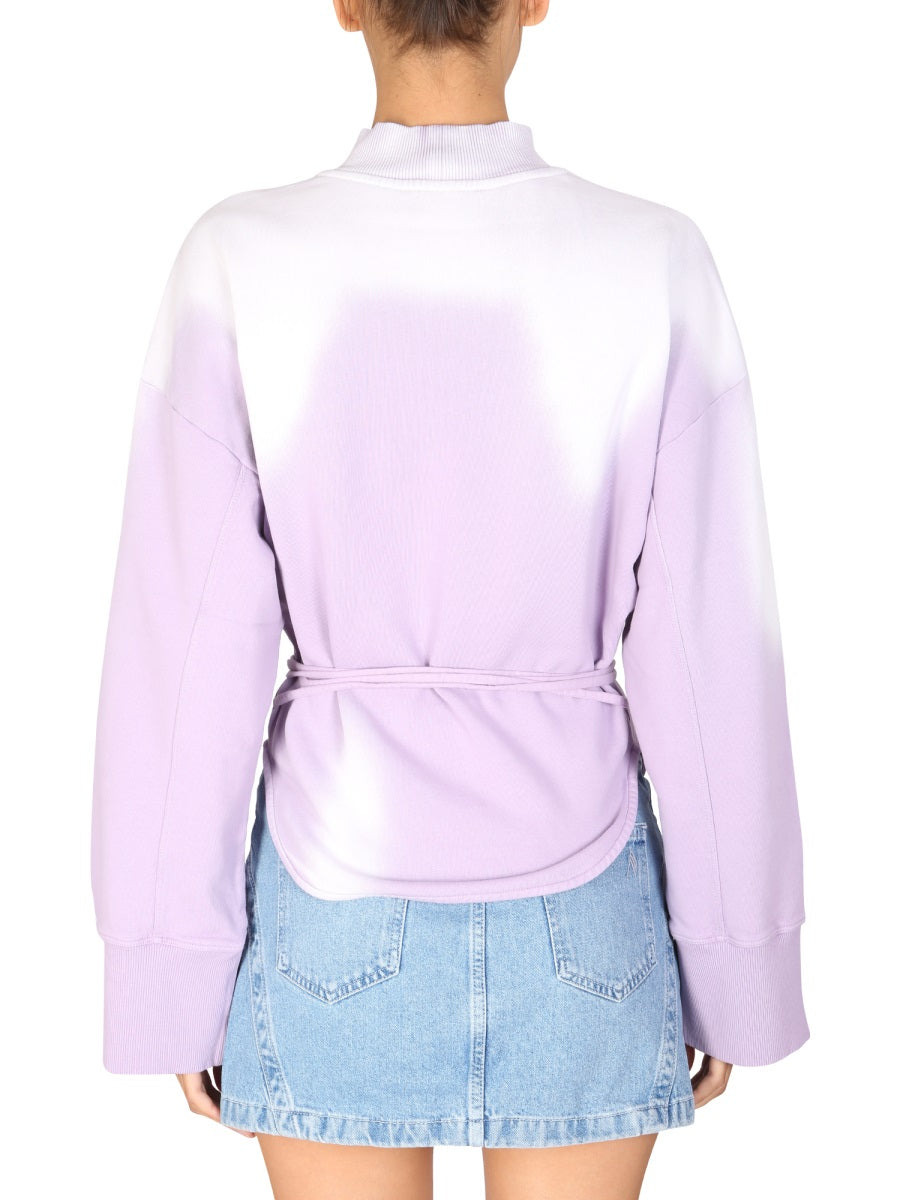 The Attico Women Lace-Up Sweatshirt - 3