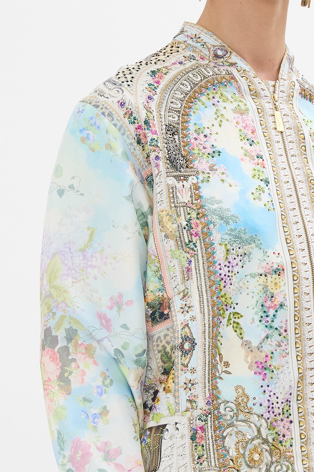 OVERSIZED EMBELLISHED BOMBER JACKET - 6