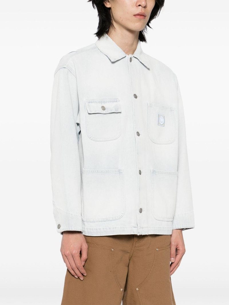 logo-patch denim jacket 3