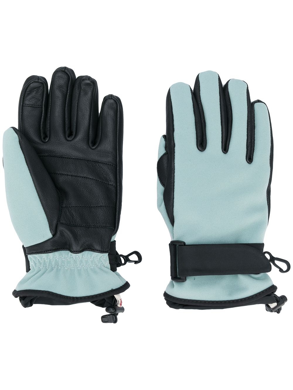 logo patch touch strap gloves - 1