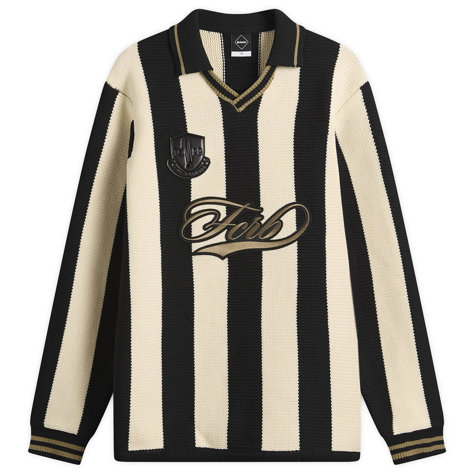 F.C. Real Bristol Stripe Knit Football Shirt - 1