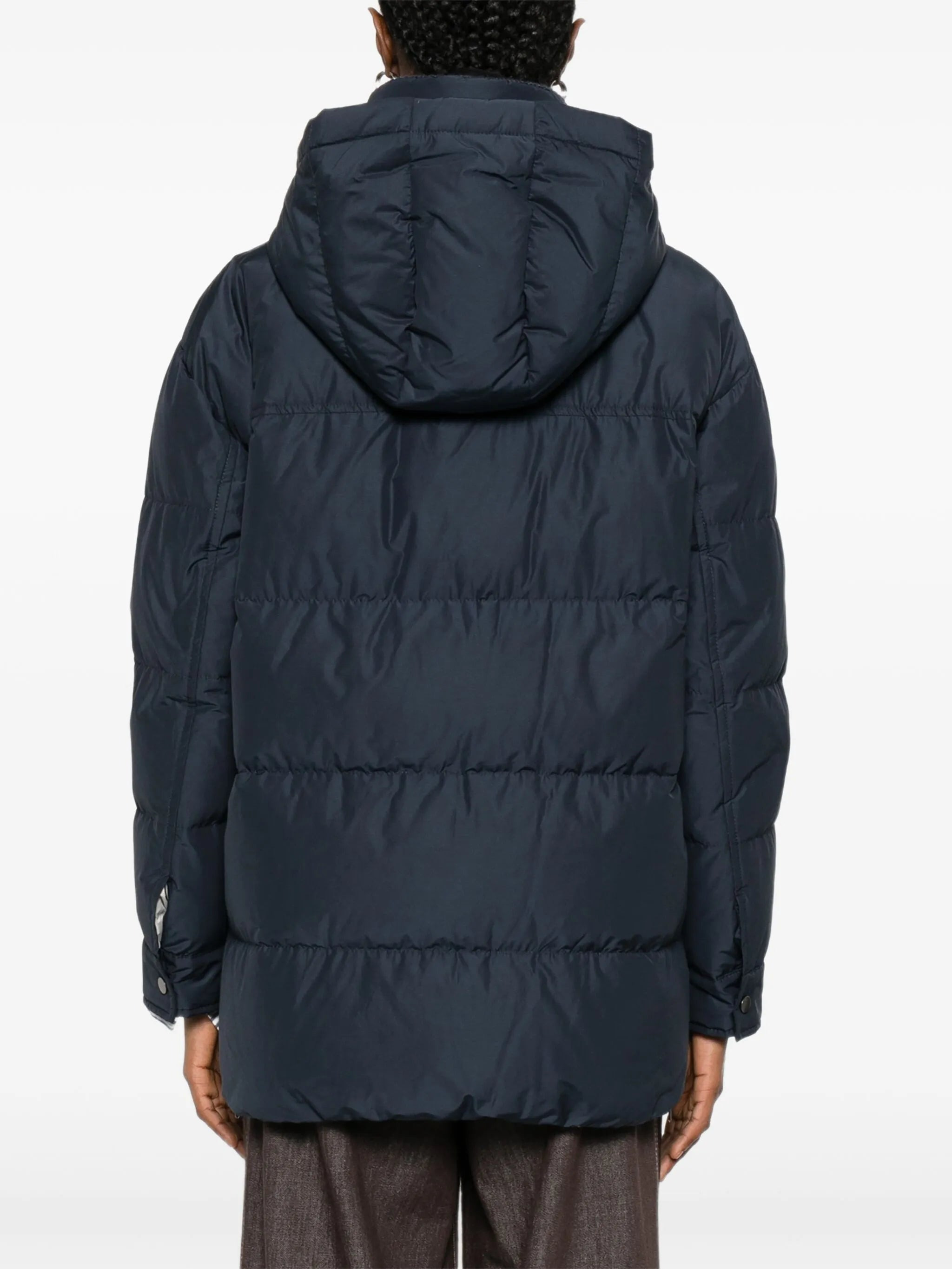 Brunello Cucinelli Hooded Flap-pocket Jacket - 5