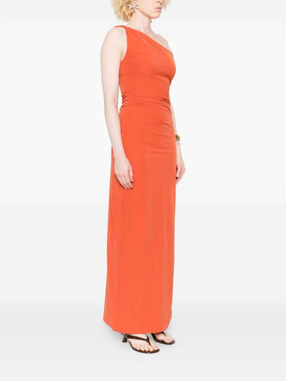 Rossana one-shoulder ruched maxi dress - 3