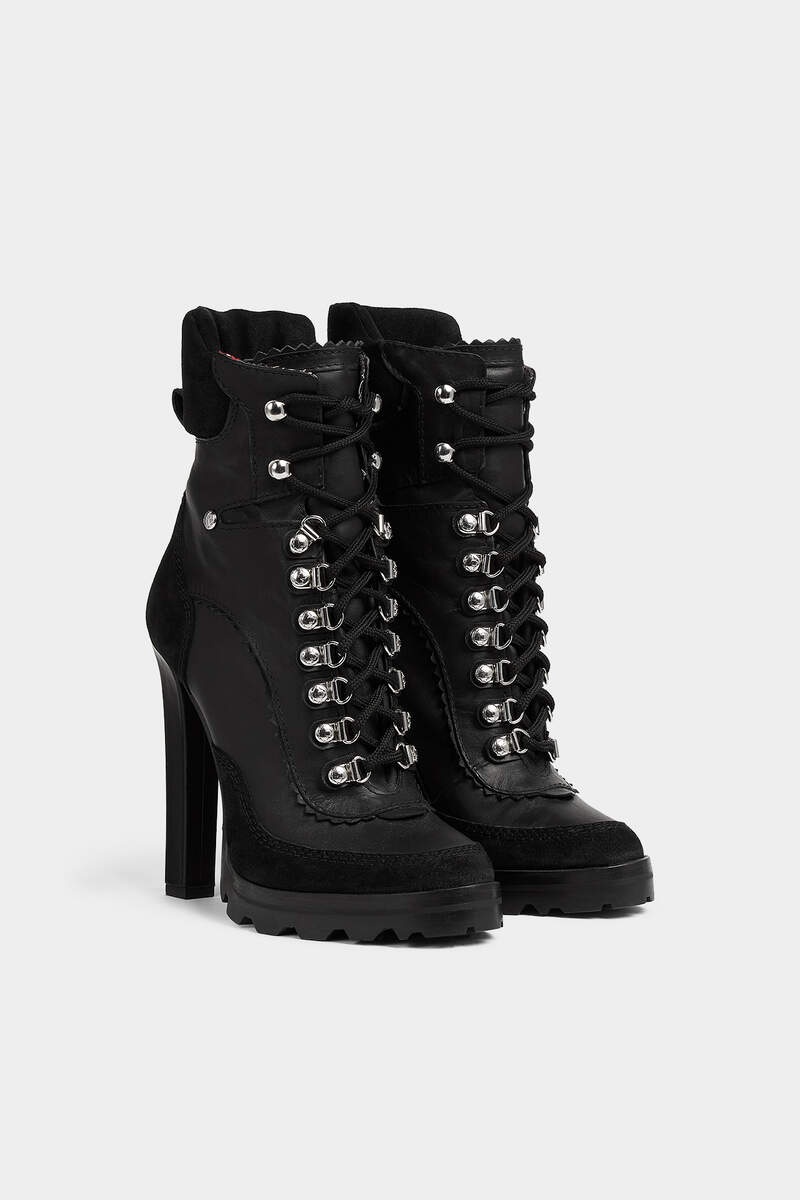 CANADIAN HIKING HEELED ANKLE BOOTS - 3