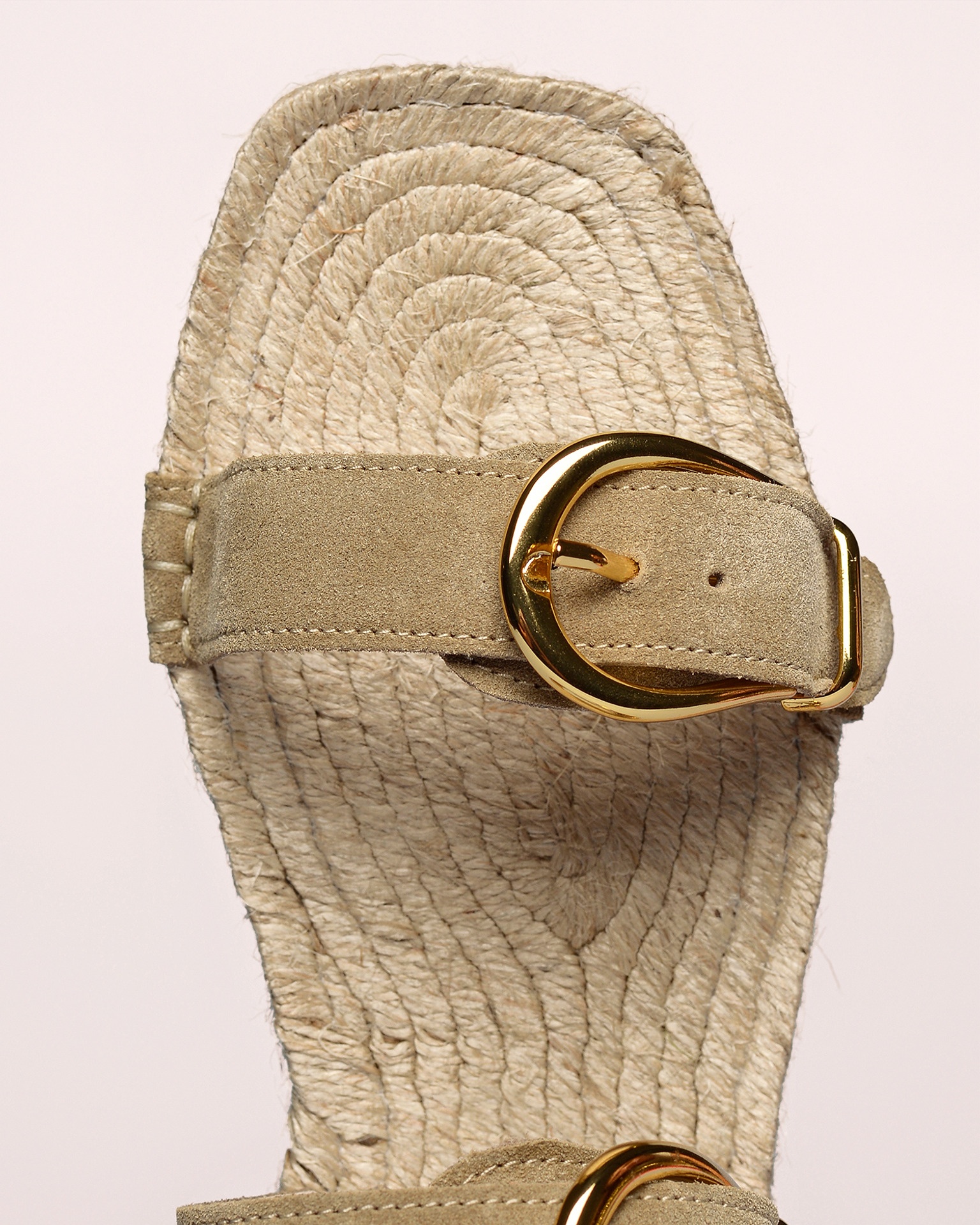 MUNGA - Cow suede sandals - Sand - 4