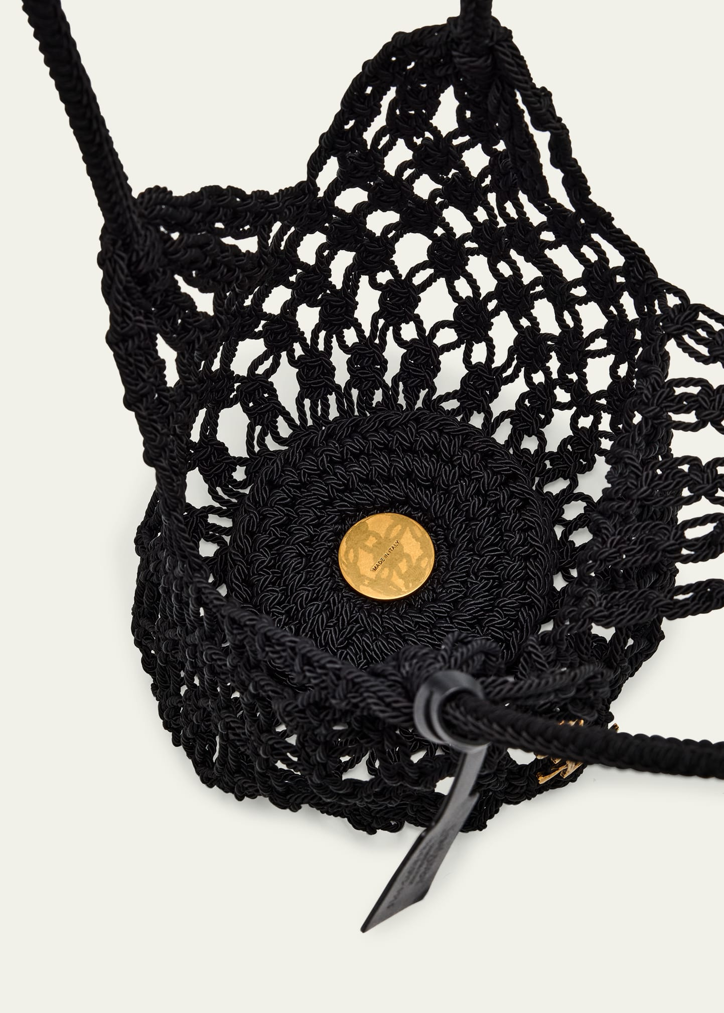 Small YSL Crochet Shopper Tote Bag - 4