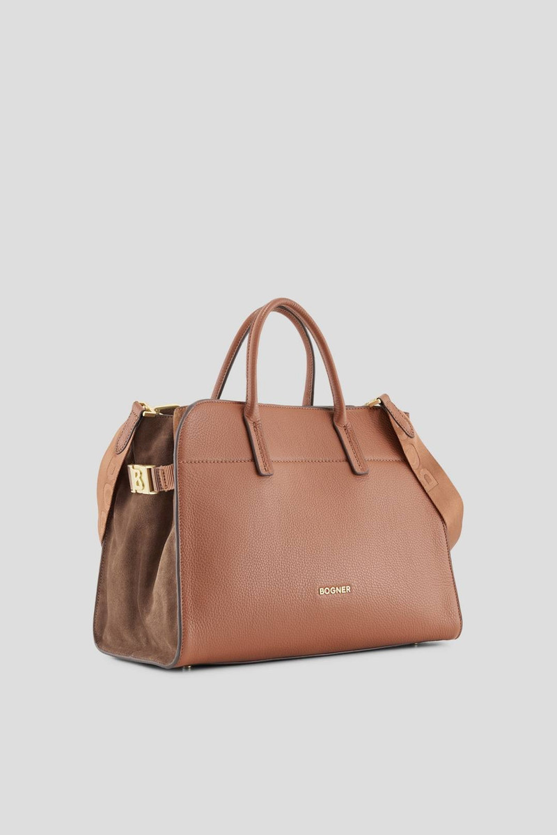 BOGNER BANFF TONINA HANDBAG IN MOCHA outlook