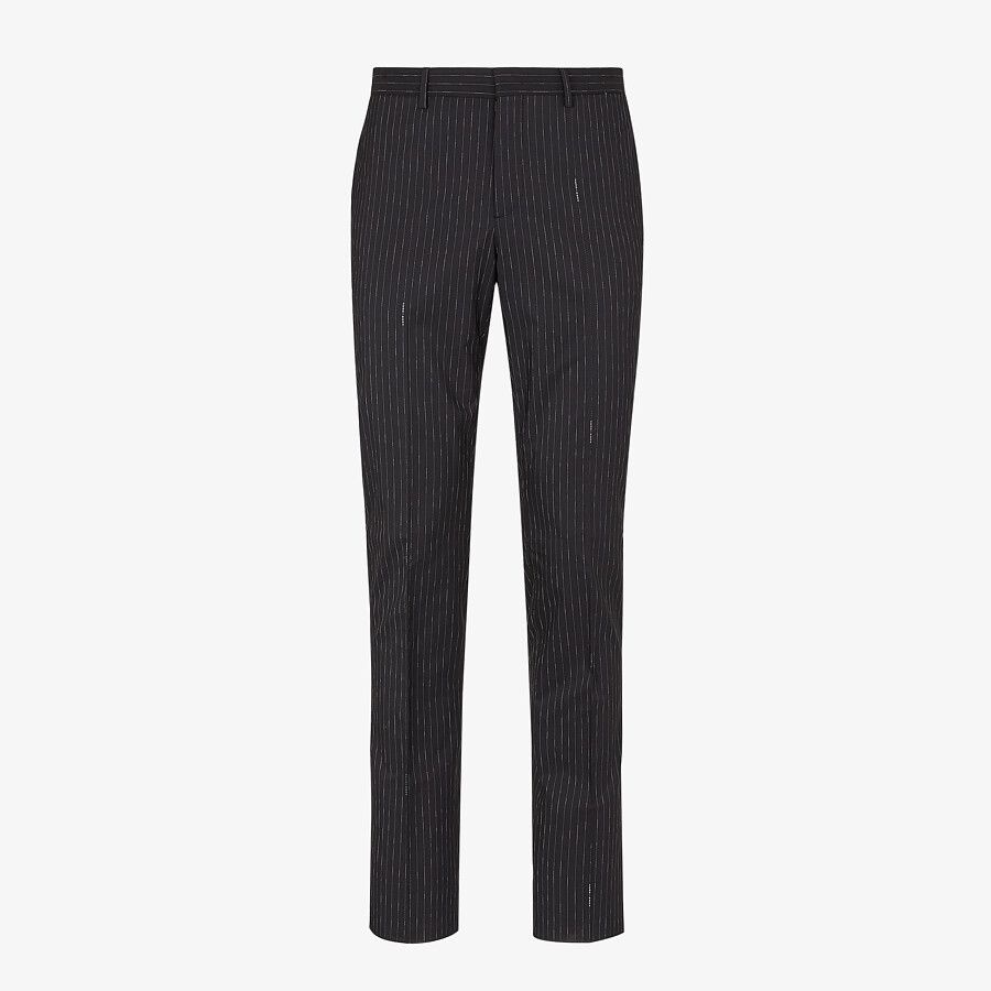 Black wool pants - 1