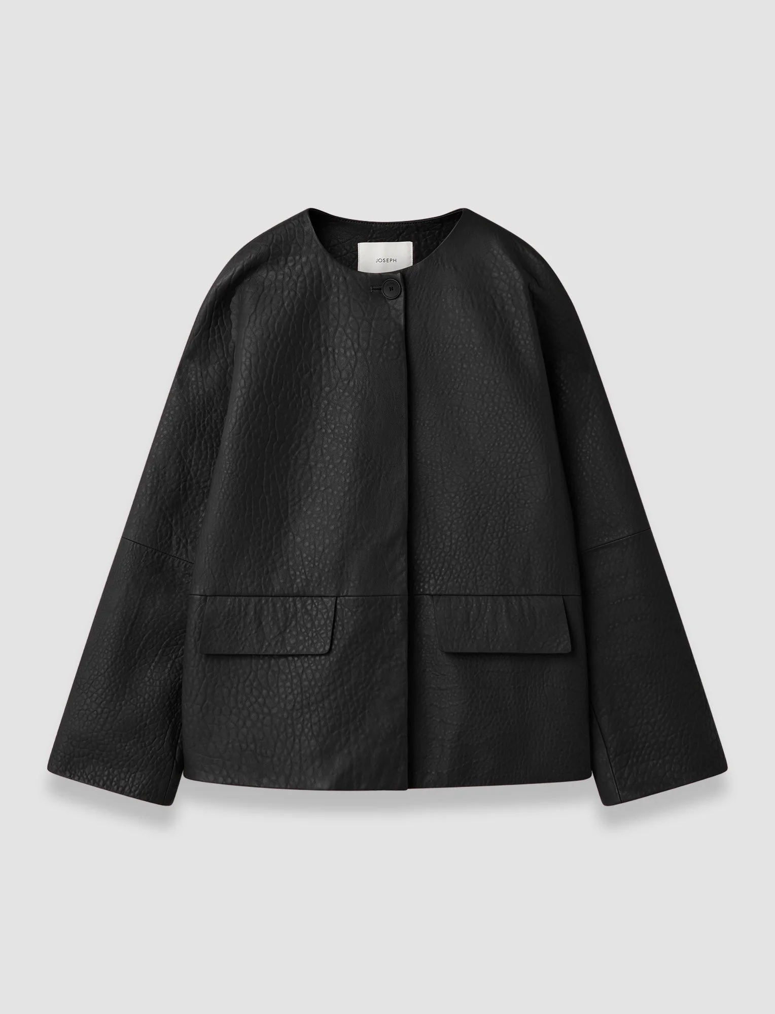 Barbs Pebble Leather Jacket - 1