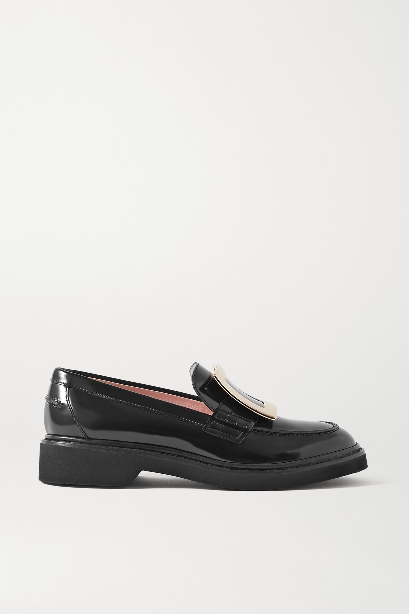 Viv Rangers buckled patent-leather loafers - 1