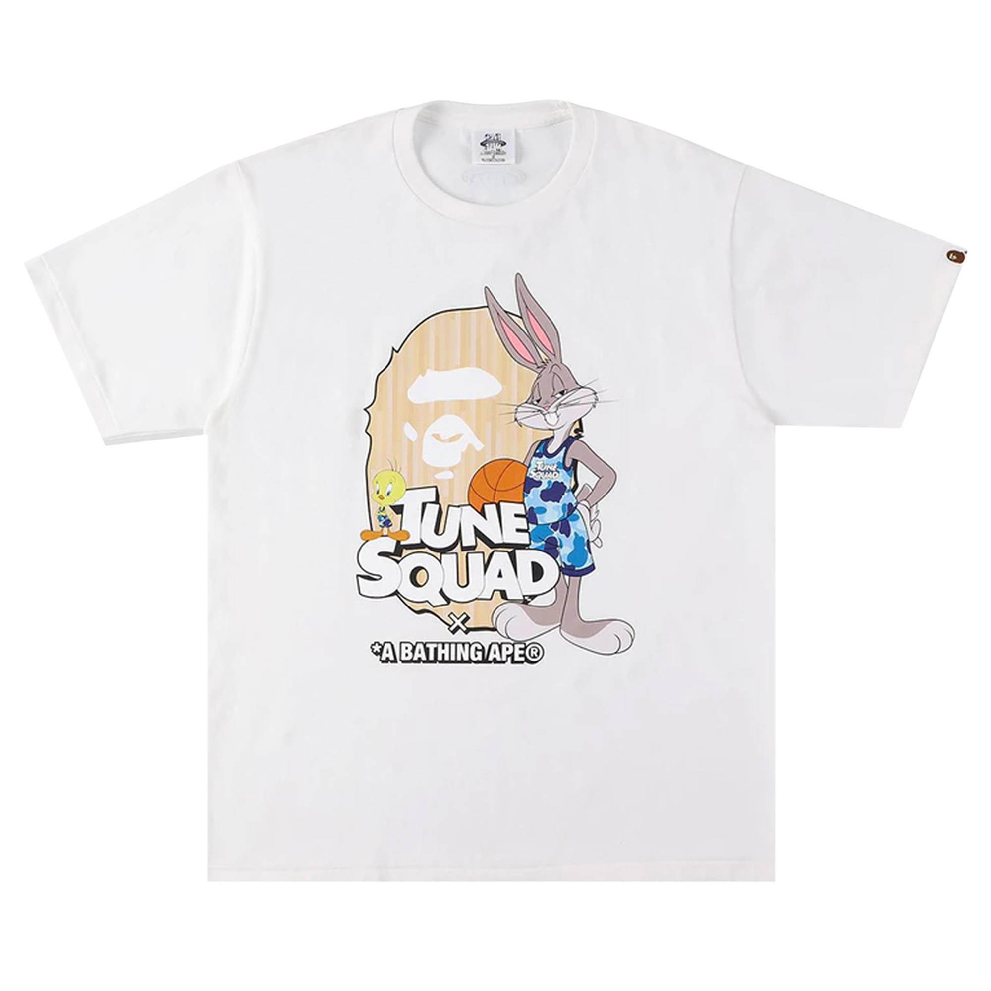 BAPE x Space Jam Ape Head Tee 'White' - 1