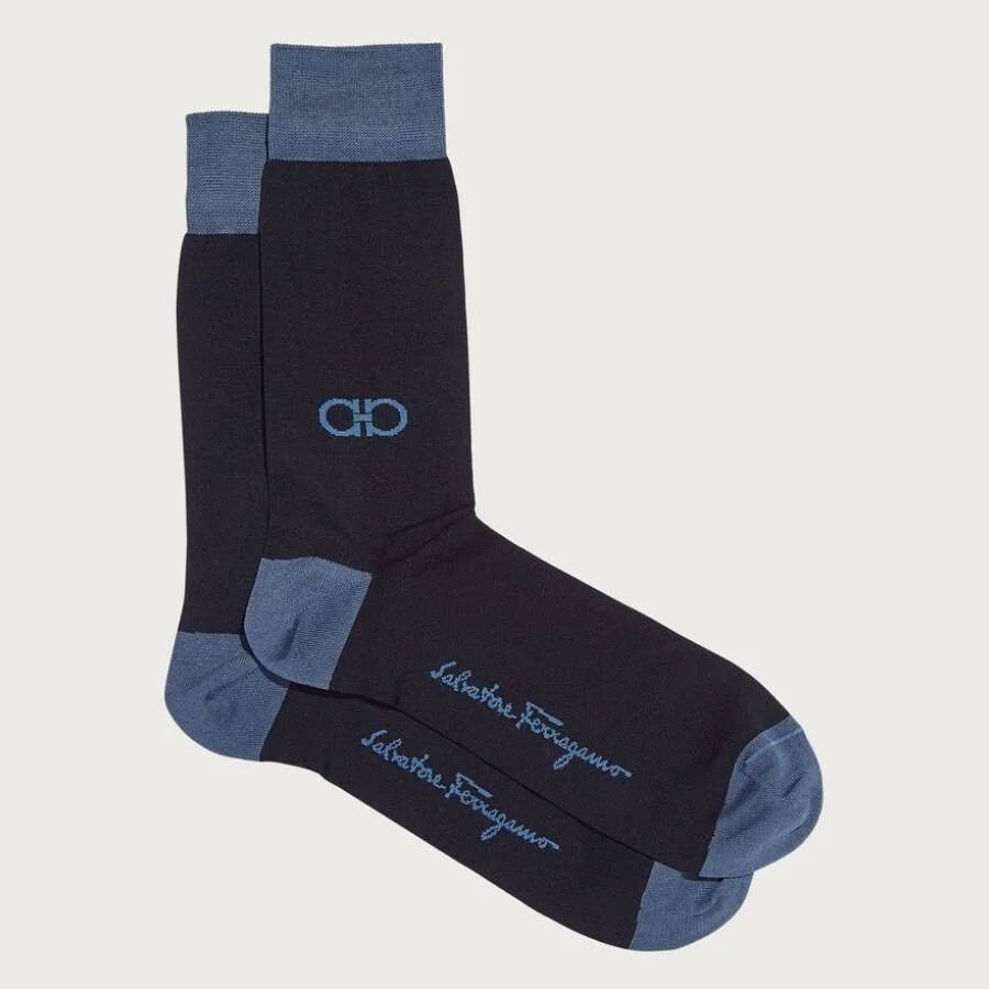 Ferragamo Gancini Jacquard Socks - 1