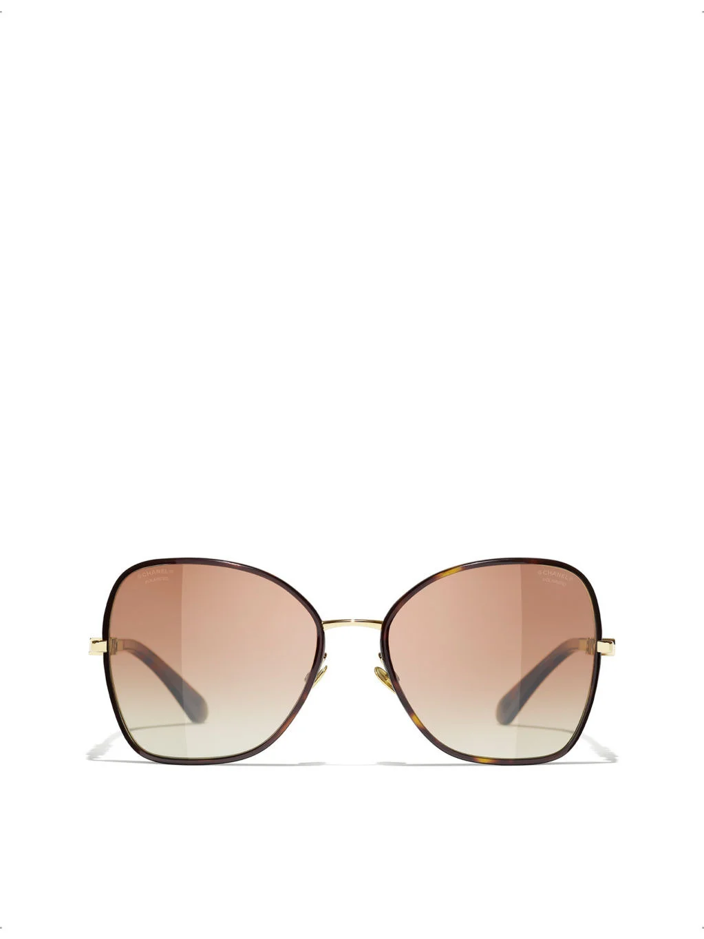 CH4283 butterfly-frame tortoiseshell metal sunglasses - 1