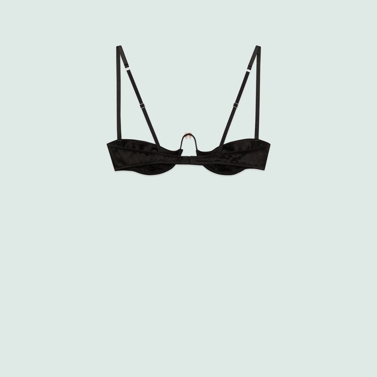 Silk bra with bow - 4