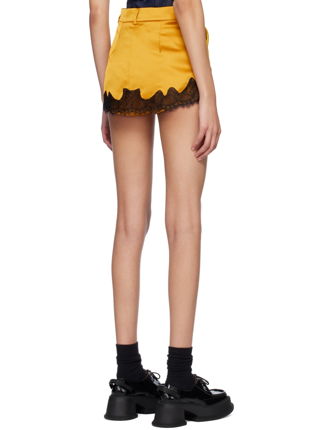 Yellow Wrap Skort - 3