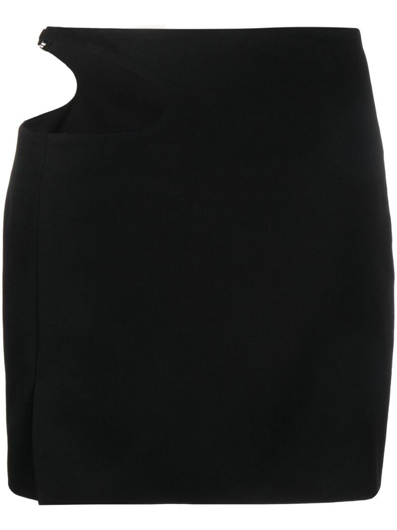 cut-out detail mini skirt - 2