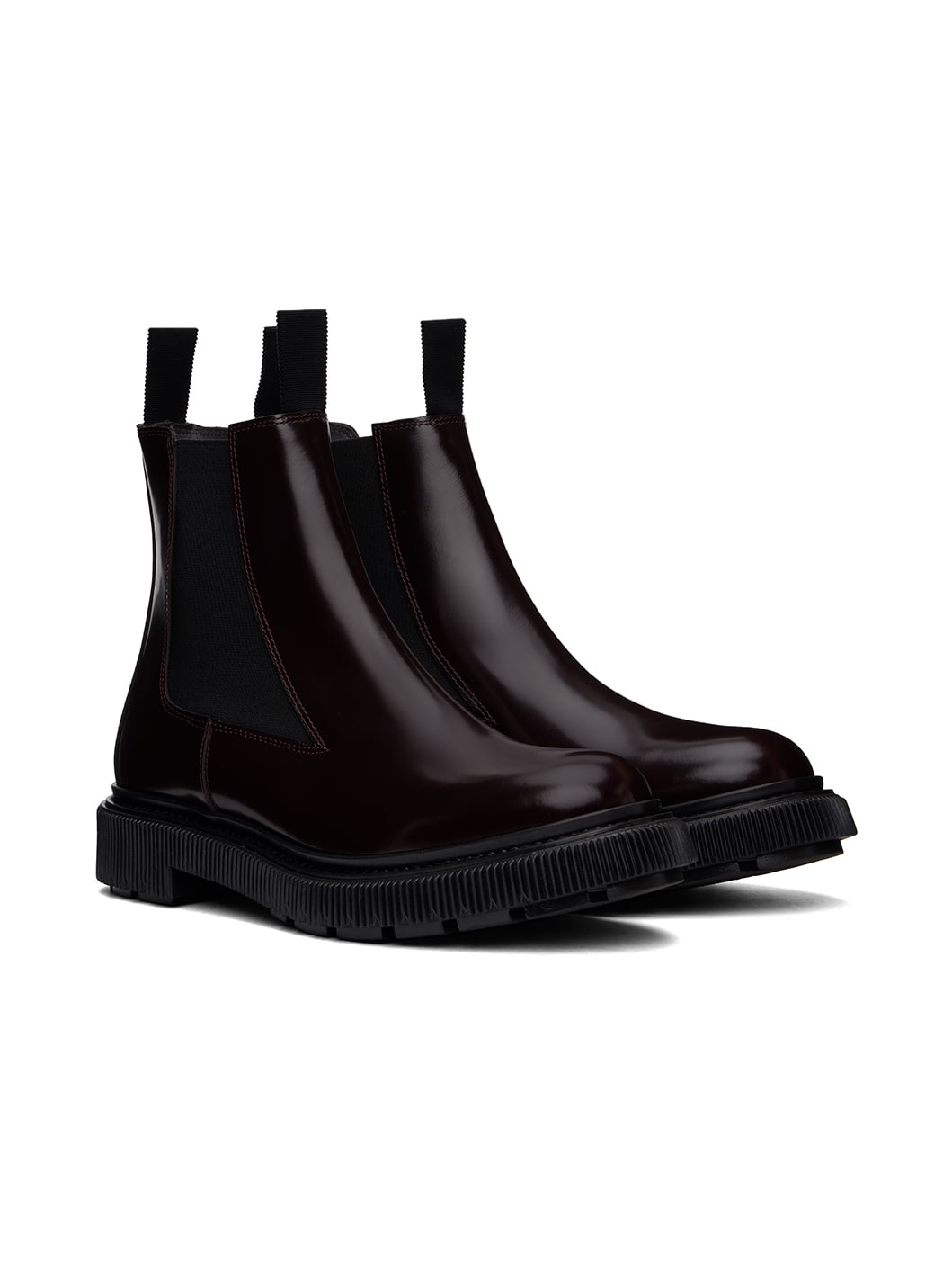 Burgundy Type 188 Chelsea Boots - 4