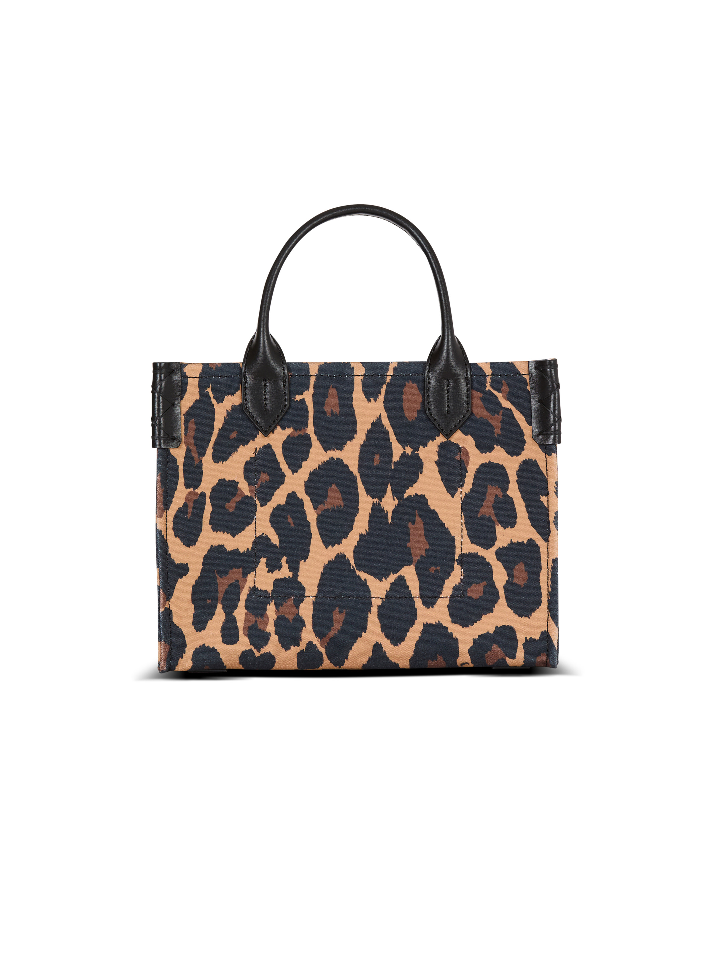B-Army Small leopard print canvas tote bag - 4