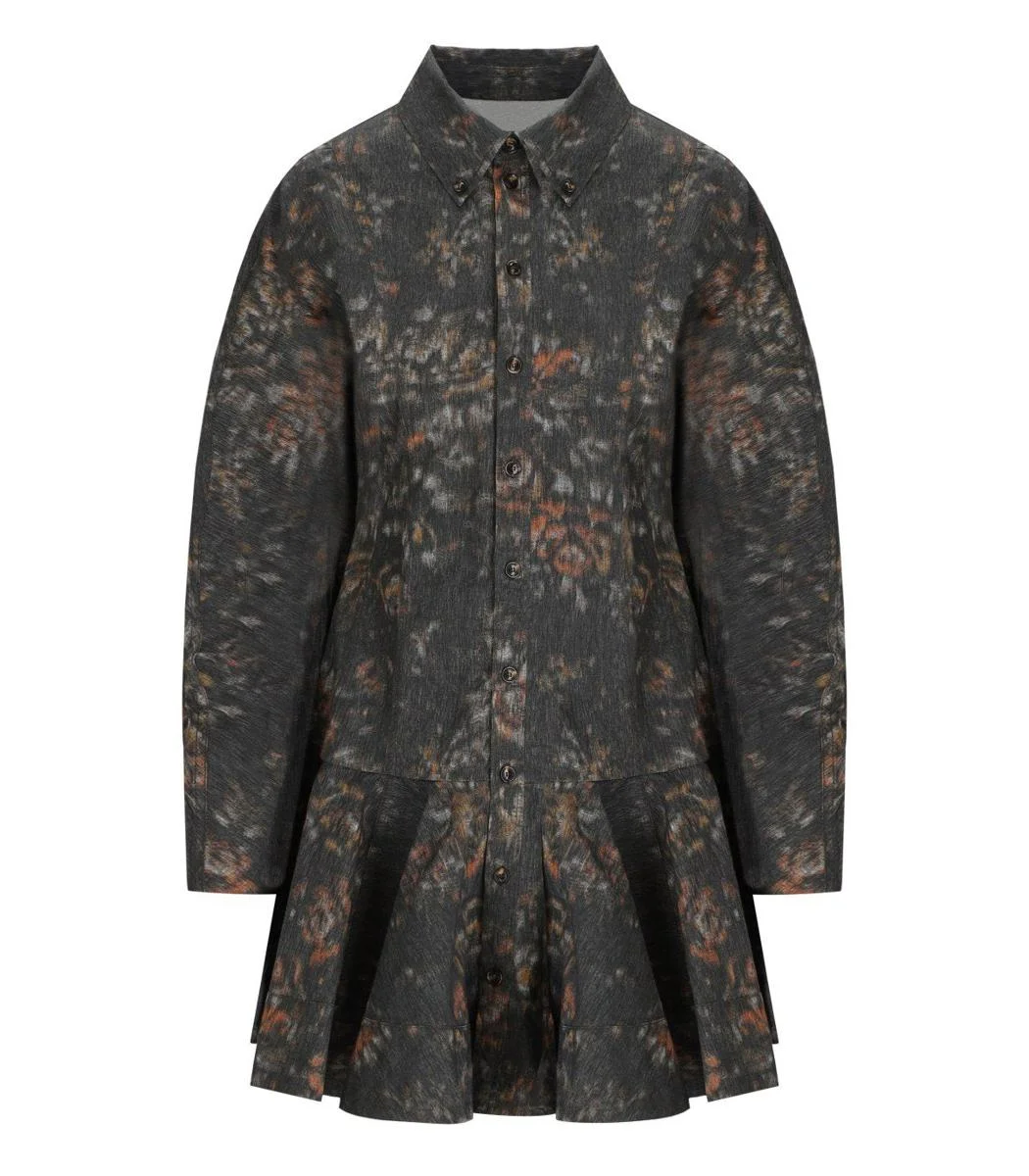 Ganni Phantom Floral Dress - 1