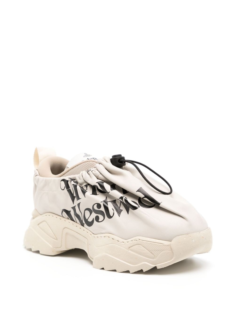 logo-print layered sneakers - 2