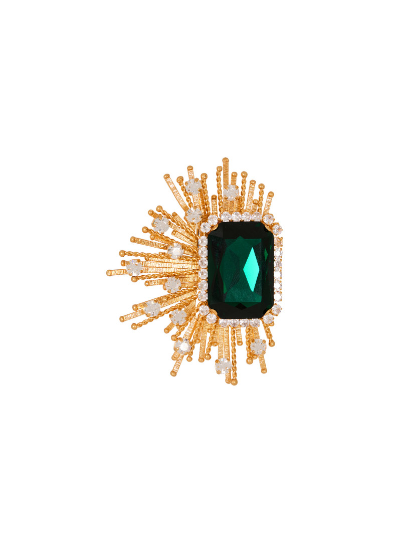 Gems rhinestone and crystal brooch 1