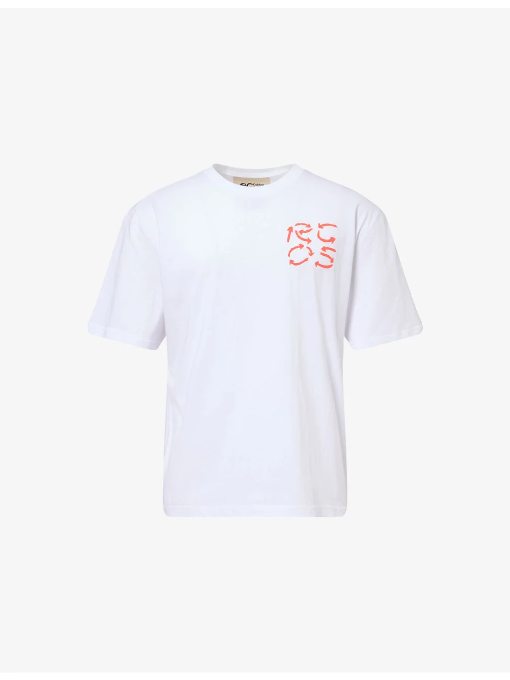Paint Stroke Short-Sleeve Cotton-Jersey T-Shirt - 1