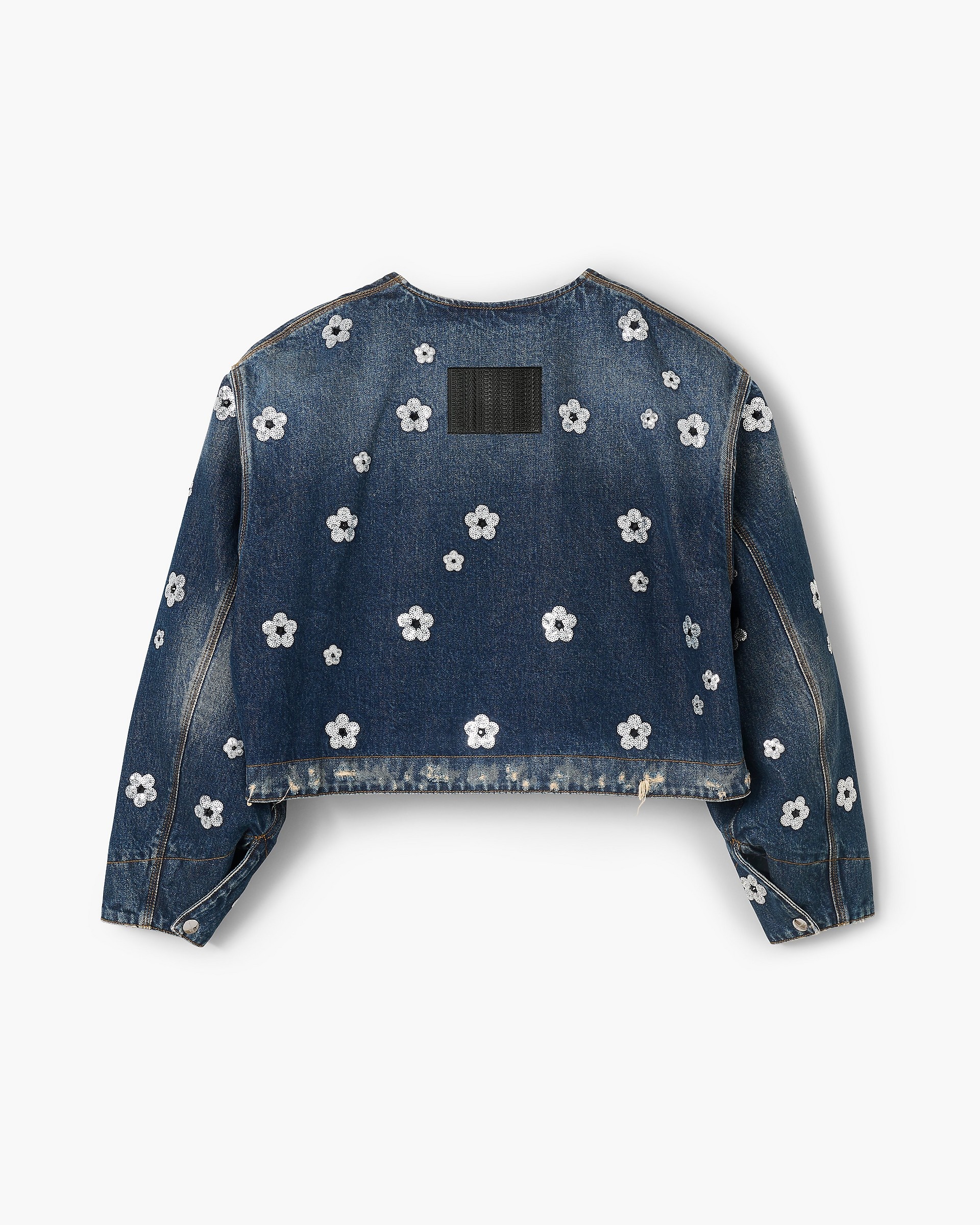 SEQUIN DAISY CROPPED JACKET - 5