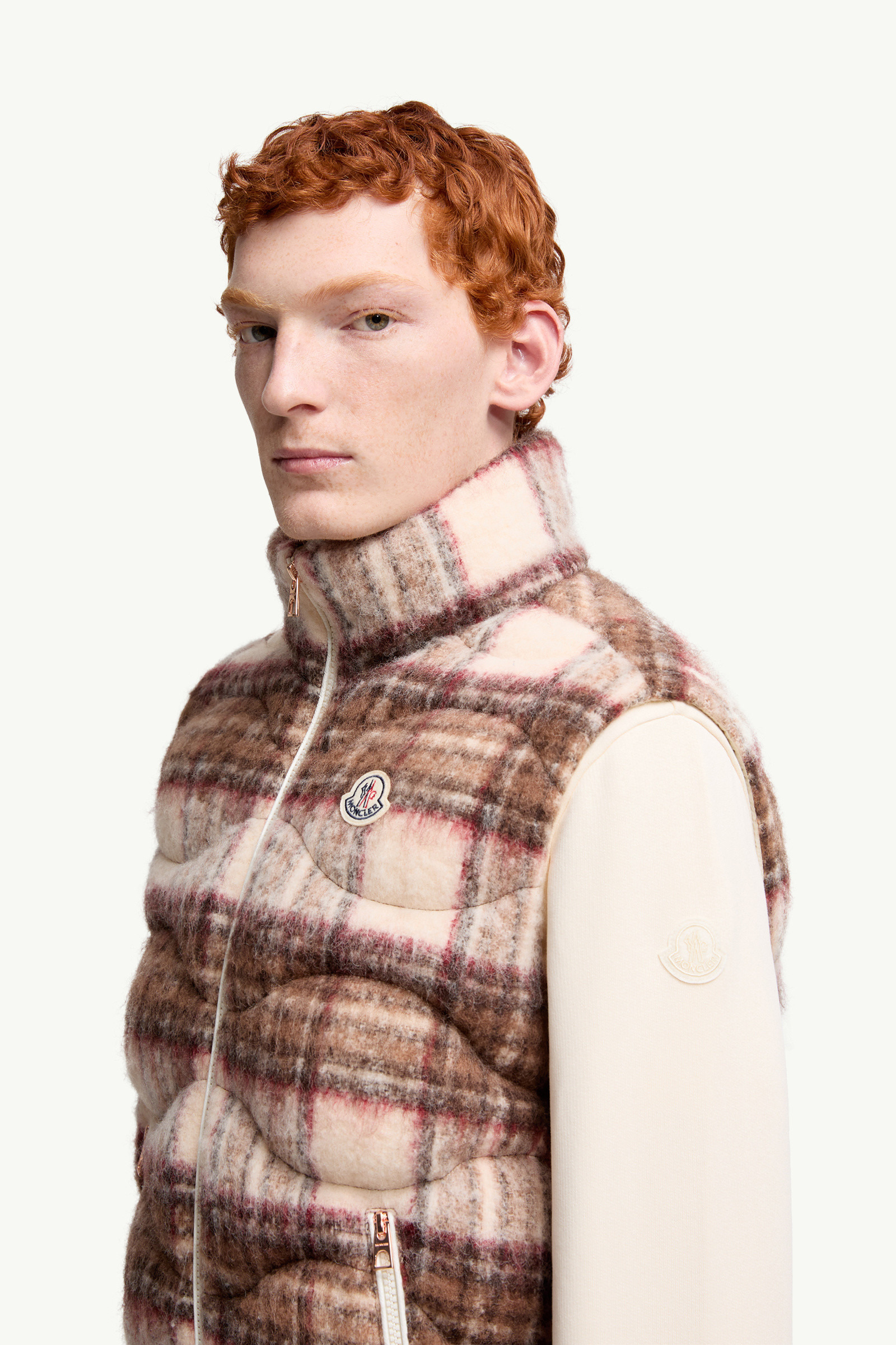 Sfakia Geometric-Quilted Wool Down Vest - 4