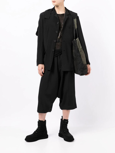 Yohji Yamamoto hooded silk jacket outlook