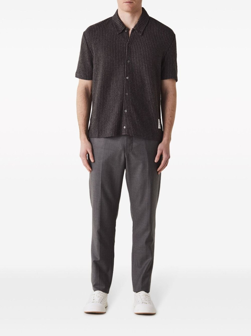 Thom Browne striped terry-cloth shirt outlook