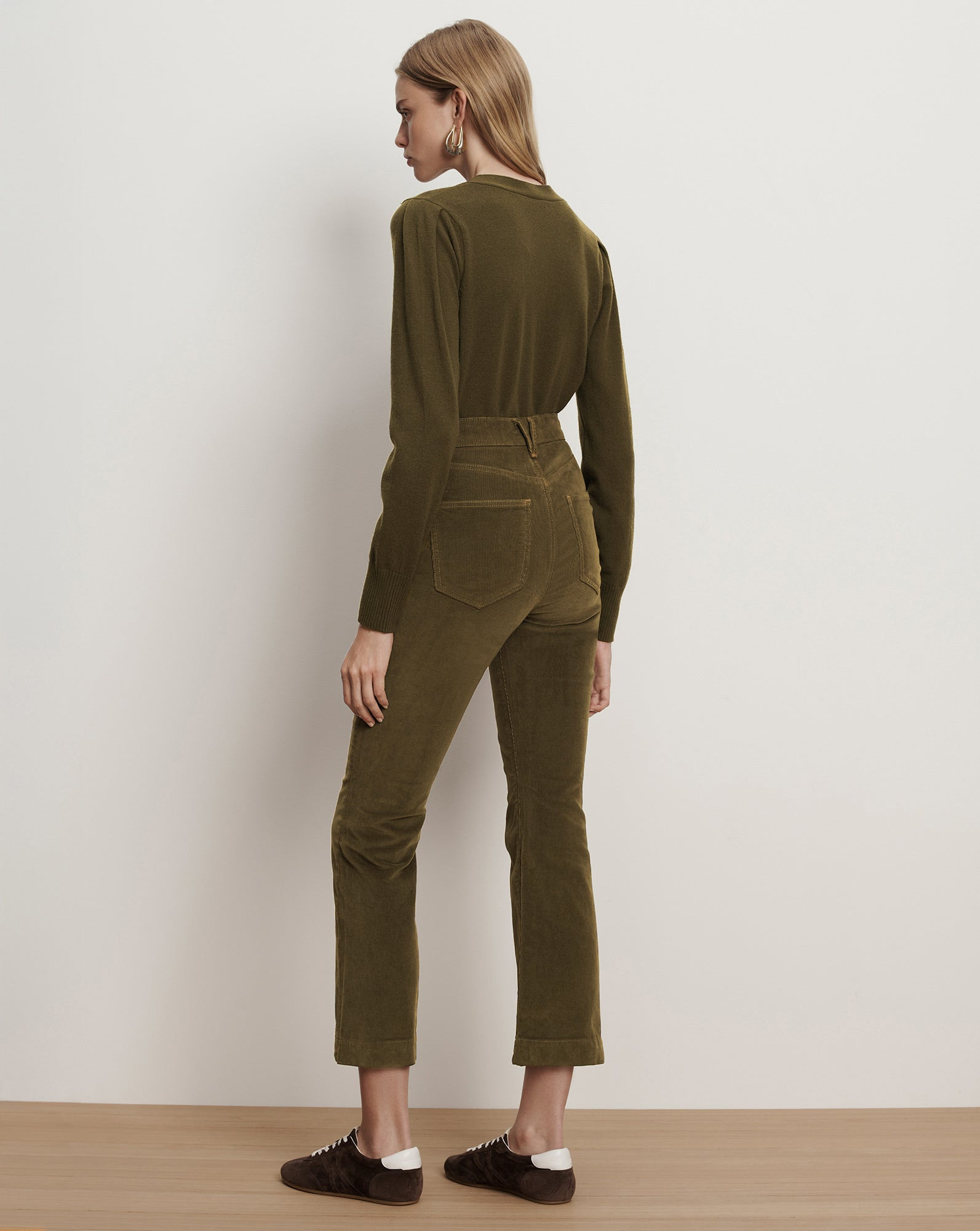 CARSON CORDUROY KICK-FLARE PANT - 2