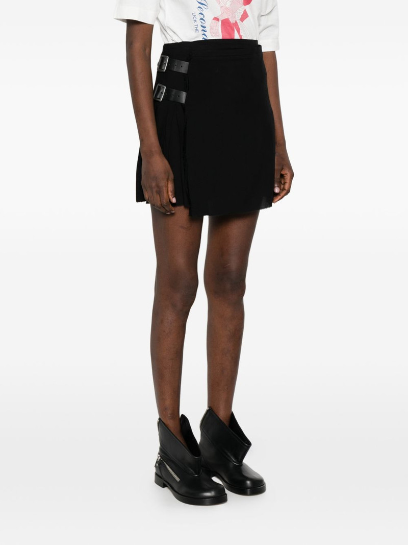 Kilt buckle pleated mini skirt 3