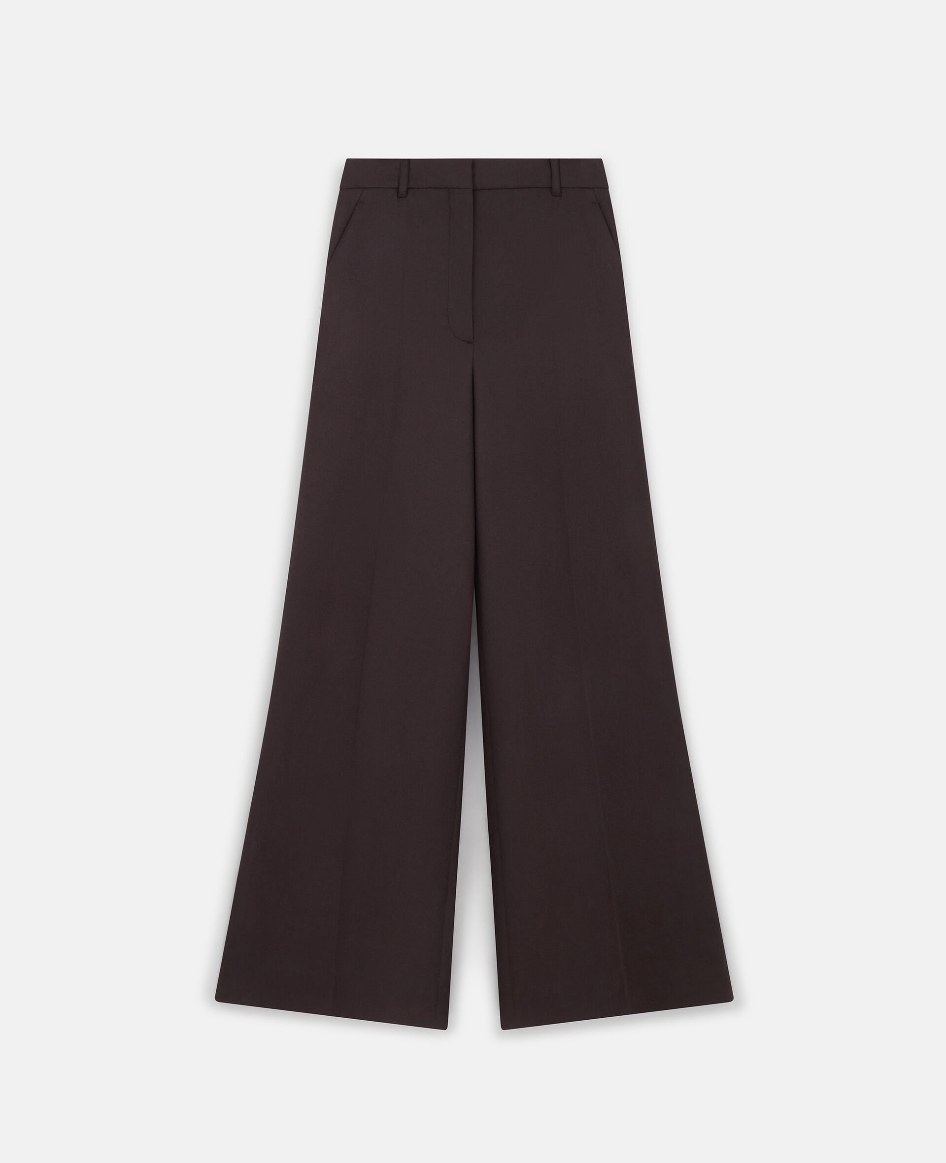High-Rise Wide-Leg Wool Pants - 1