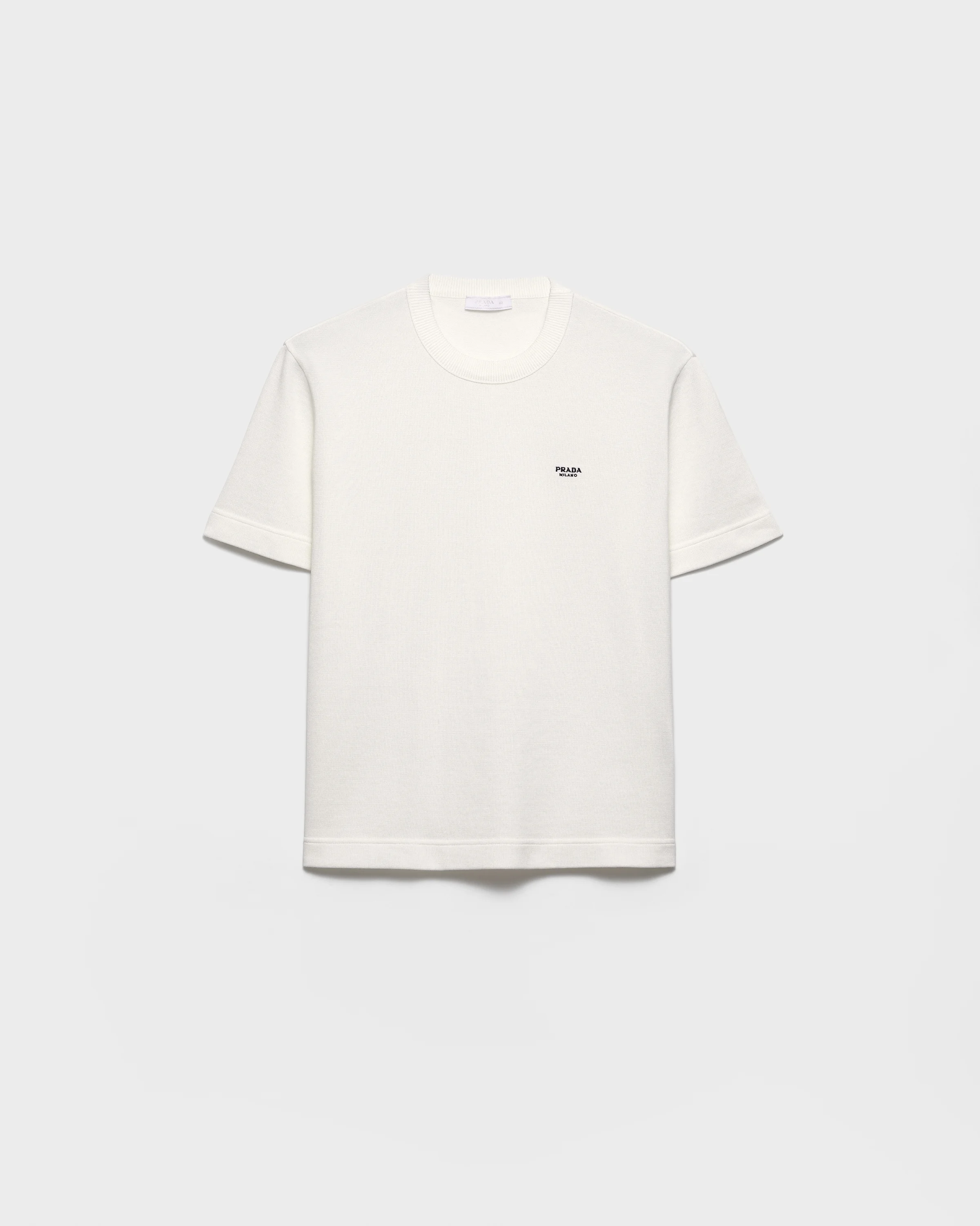 Cotton crew-neck sweater - 1