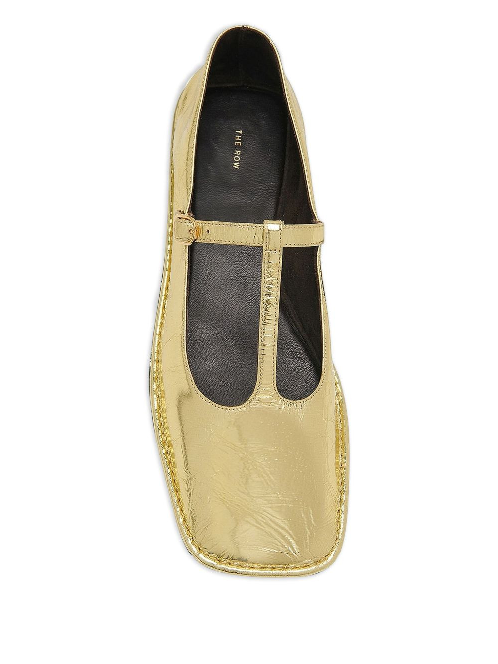 T-strap square-toe ballet flats - 3