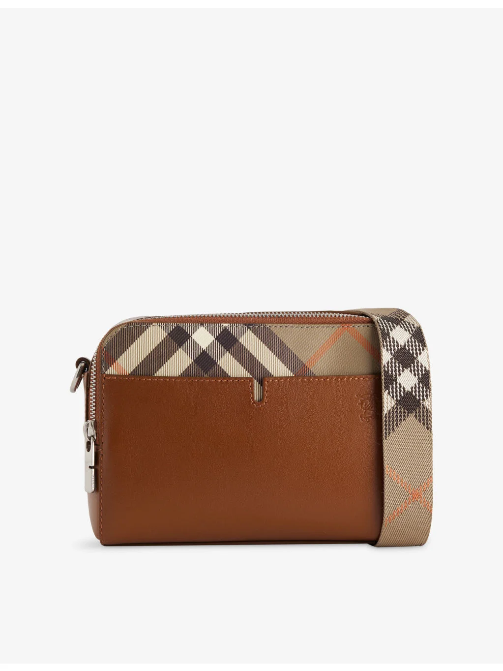 Pop Check Mini Case Leather Crossbody Bag - 1