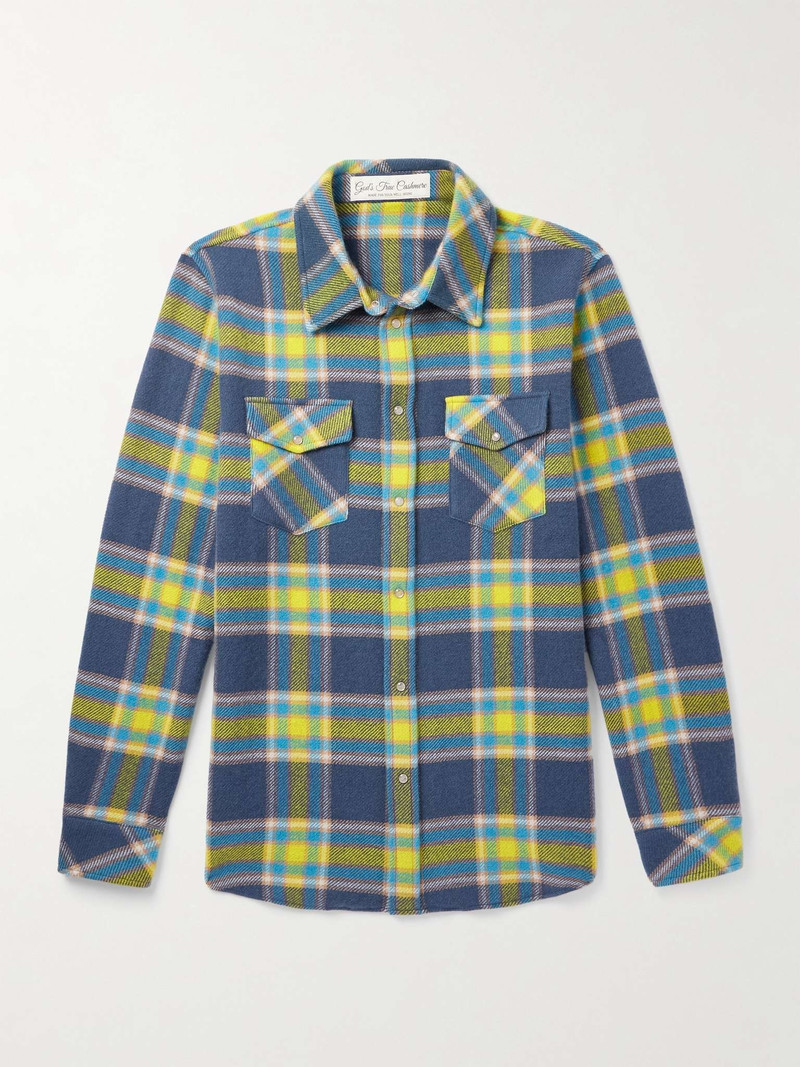 Explorer Checked Cashmere Shirt - 1