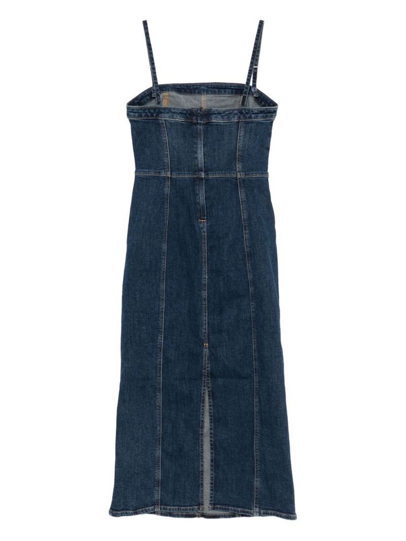 Levi's panelled bustier midi dress outlook