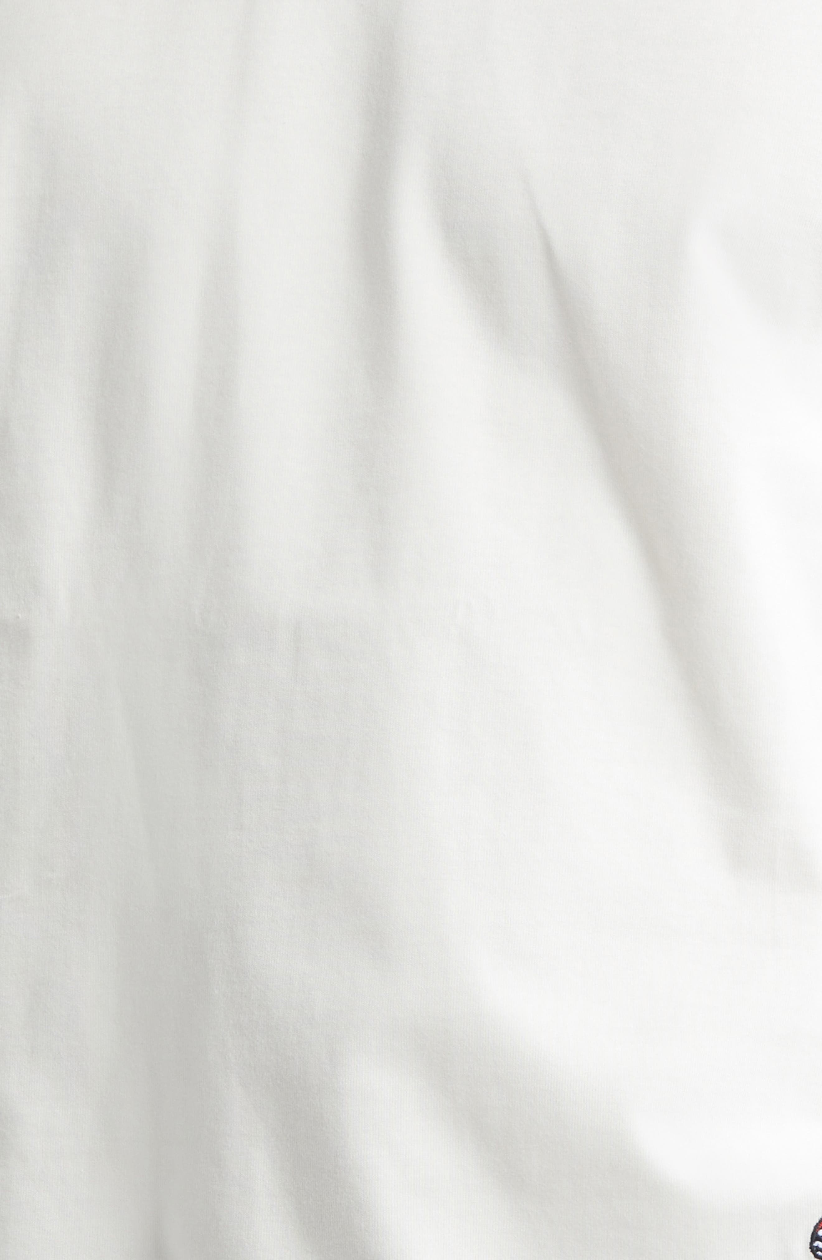 Bottega Veneta Embroidered Mushroom Pima Cotton Jersey T-Shirt in 9071 Chalk at Nordstrom - 6