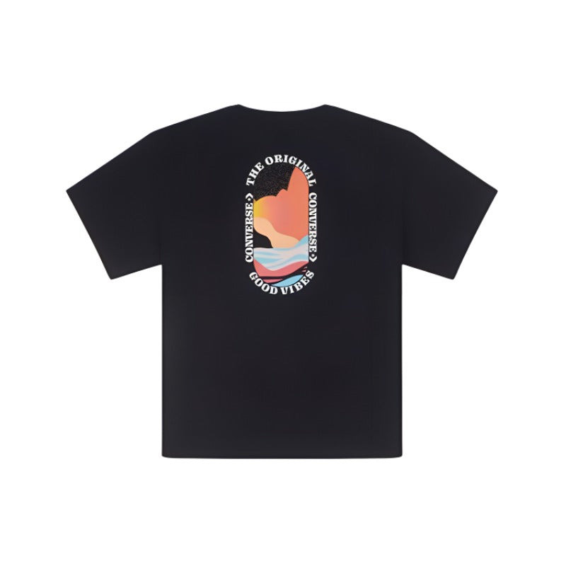 Converse Sunset T-Shirt 'Black' 10027154-A01 - 2