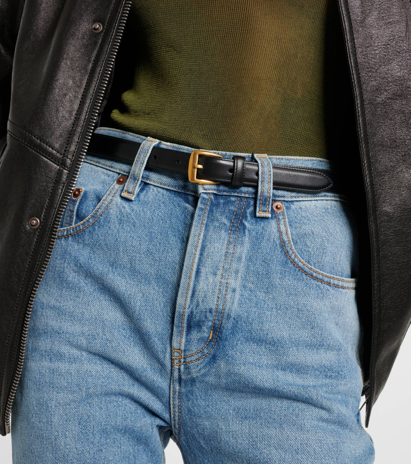 SAINT LAURENT Leather belt outlook