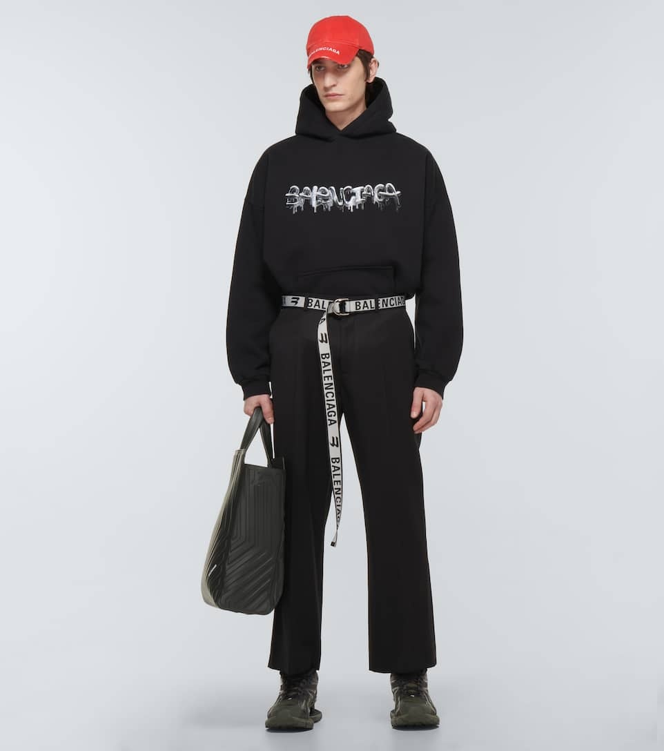 BALENCIAGA Men's Car Medium North-south Tote Bag in Black
