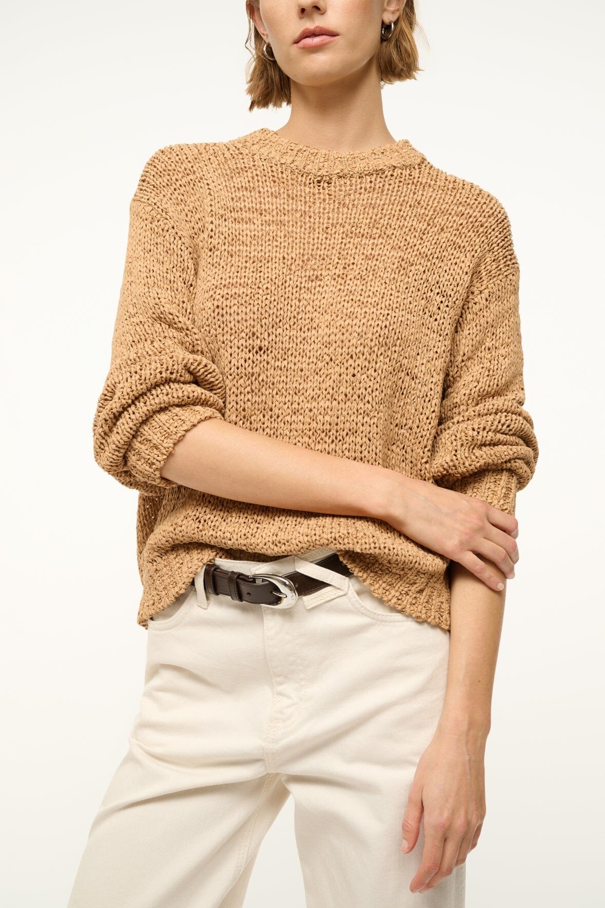 STAUD CALA SWEATER CAMEL - 6