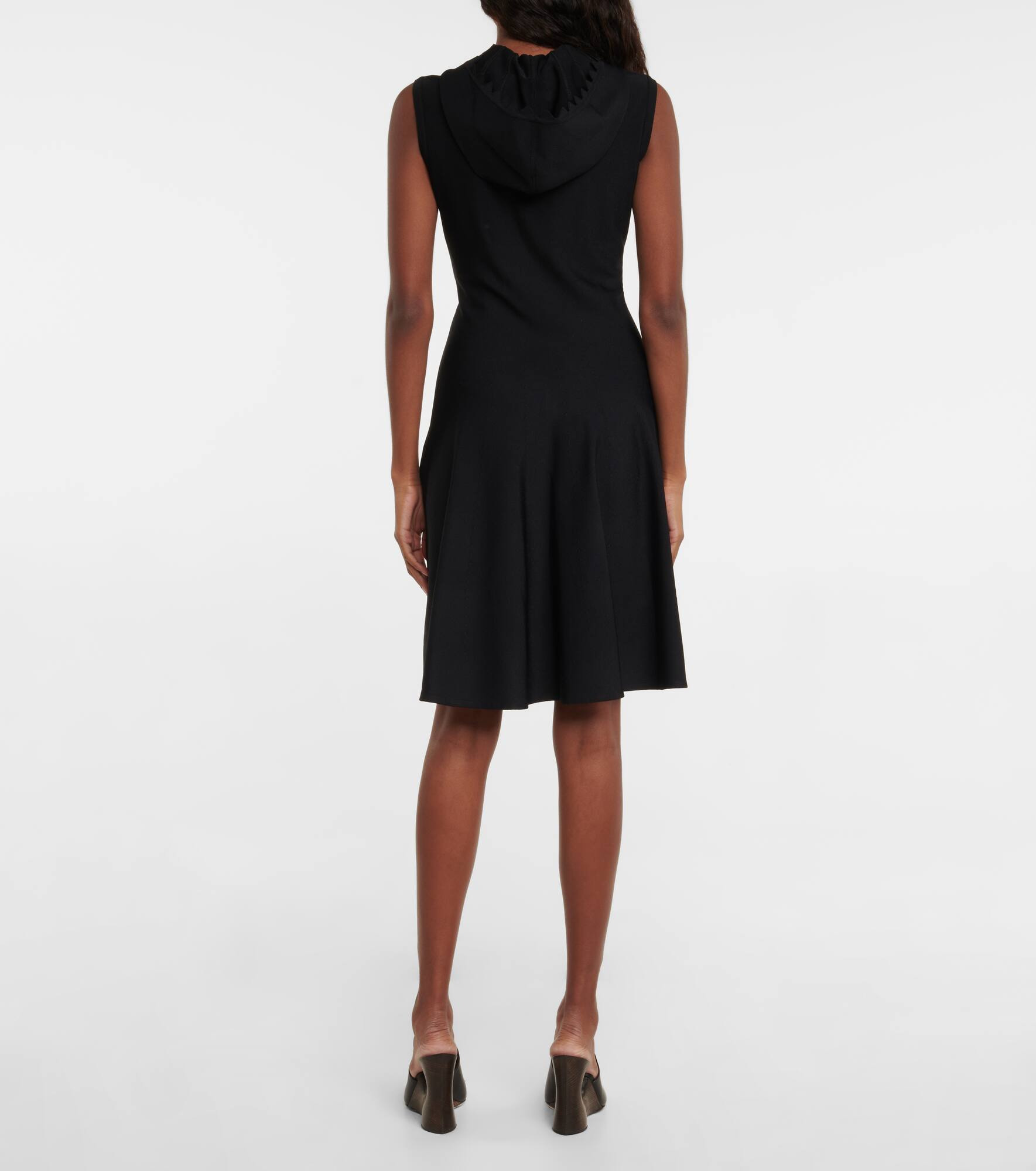 Hooded knit minidress - 3