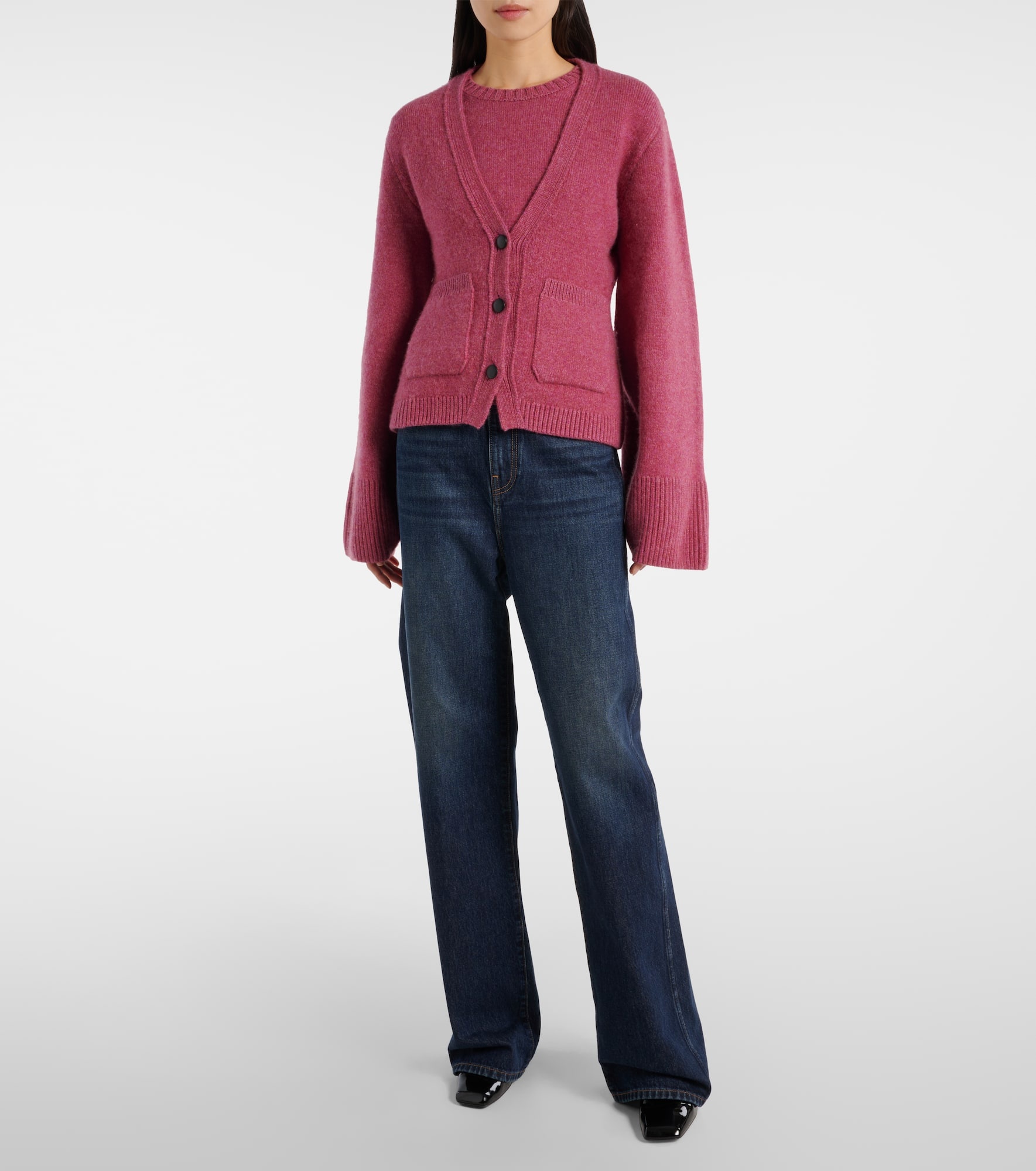 Scarlet cashmere cardigan - 2