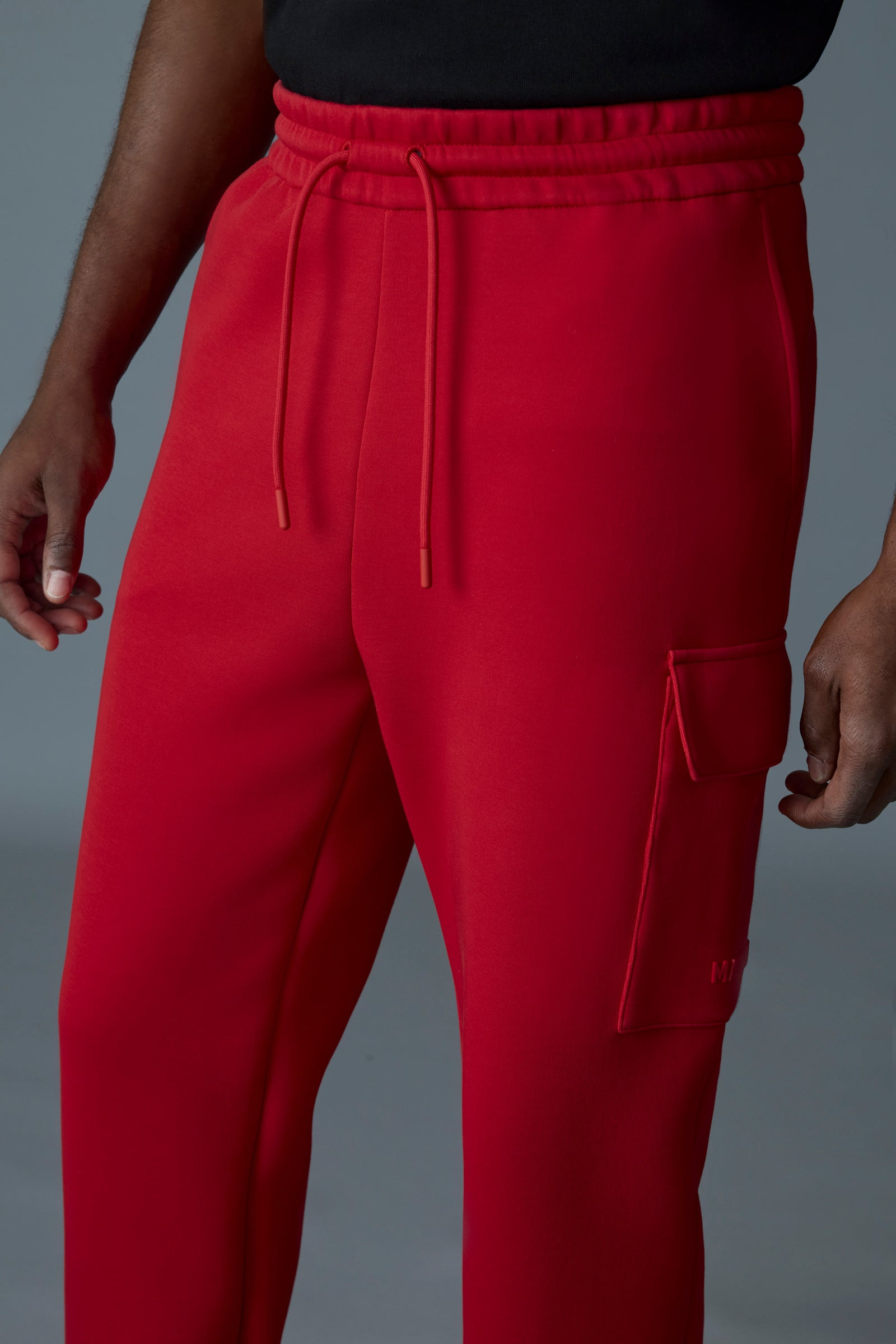 MARVIN-R Double face jersey cargo sweatpants - 5